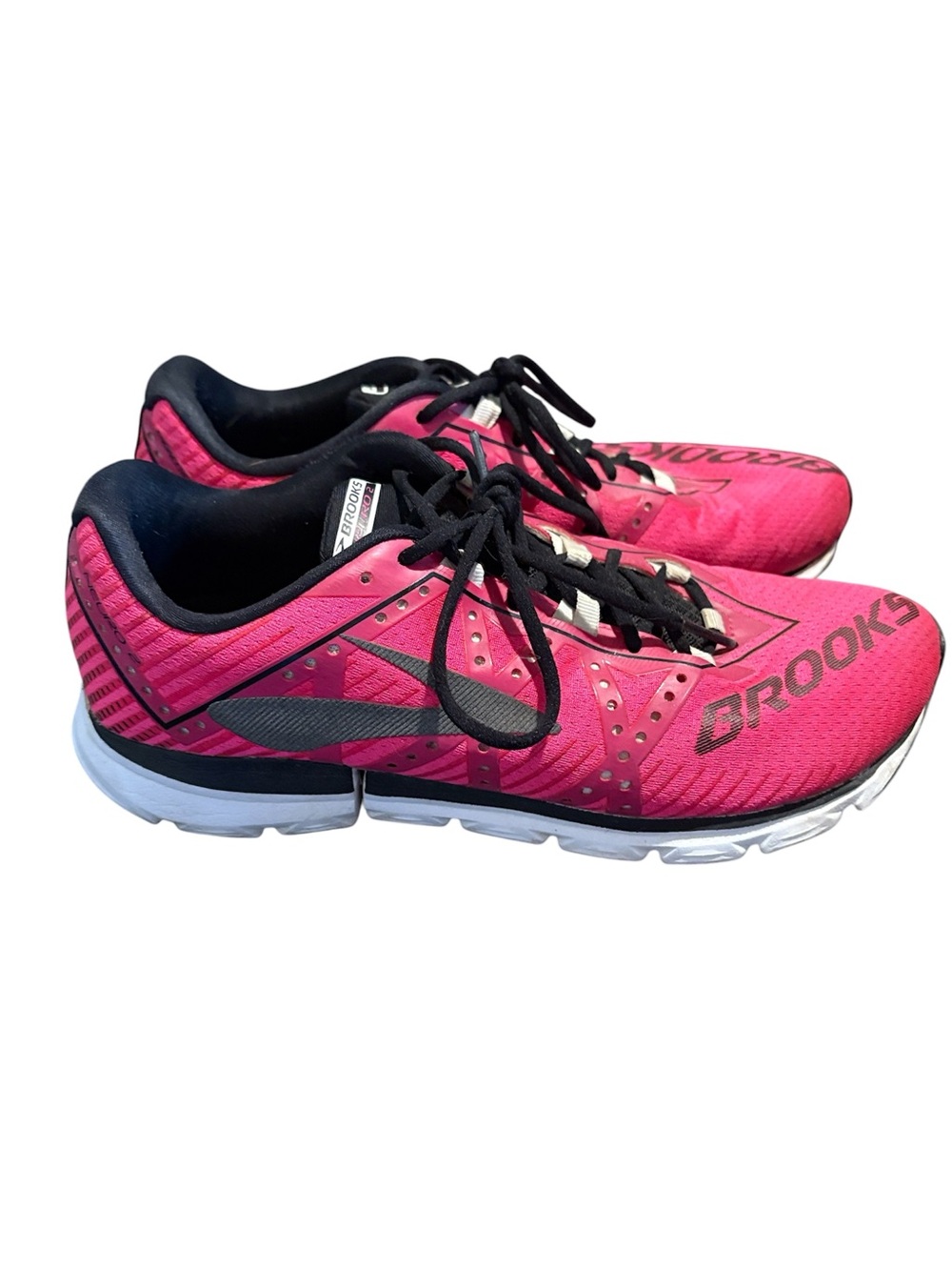 Brooks Neuro 2 Womens Running Shoes Pink Black Sneakers Size 9 ~ 1202351B655